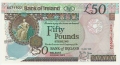 Bank Of Ireland Higher Values 50 Pounds,  1. 7.1995